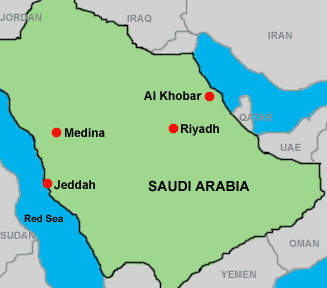 Al Khubar plan Arabie Saoudite