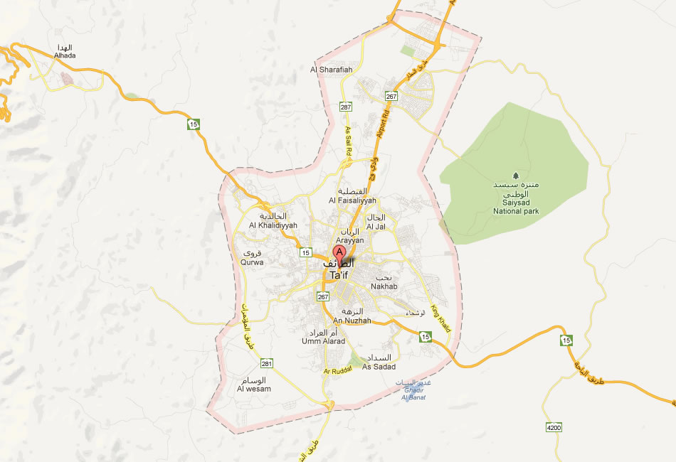 plan de At Taif