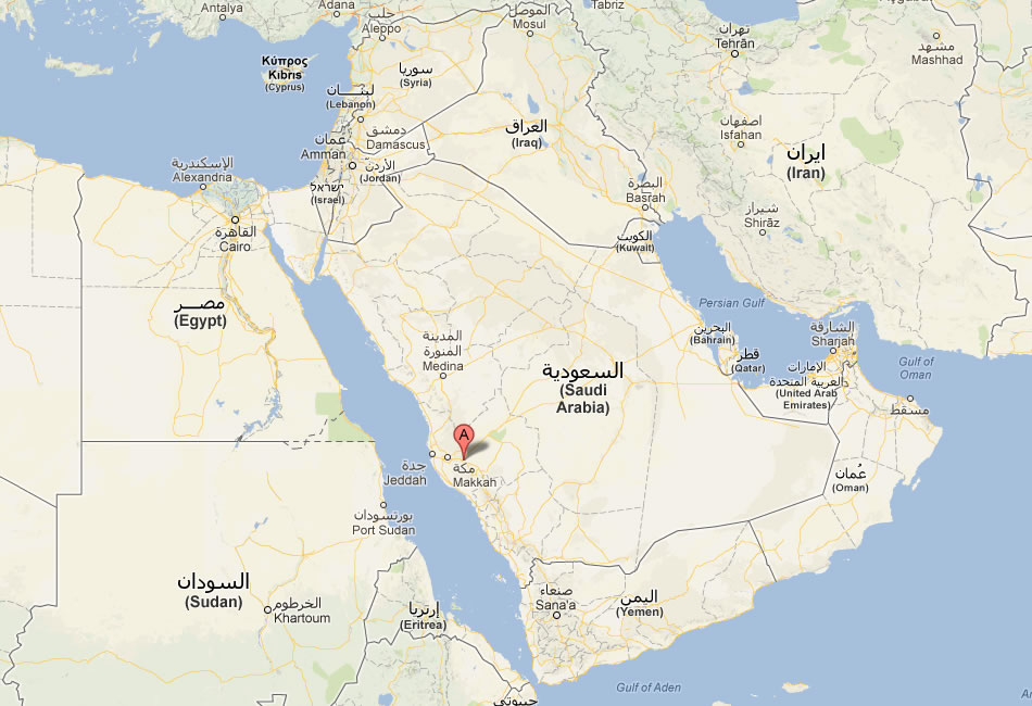plan de At Taif Arabie Saoudite