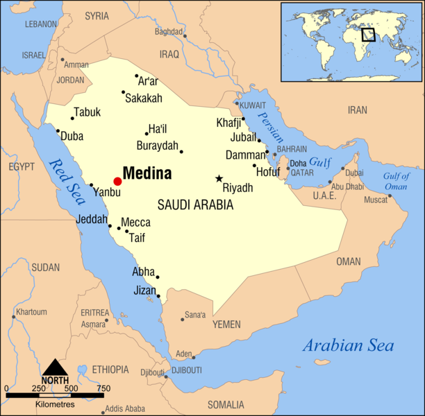 Medina Arabie Saoudite plan