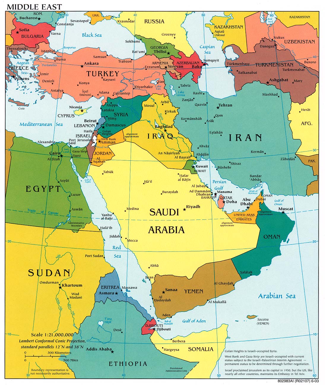 politique carte du Arabie Saoudite