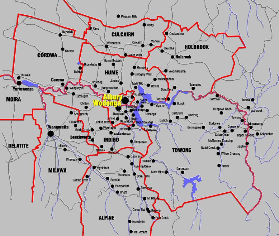 area plan Albury