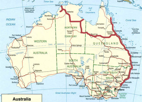 australie Bundaberg plan