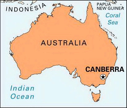 Canberra plan australie
