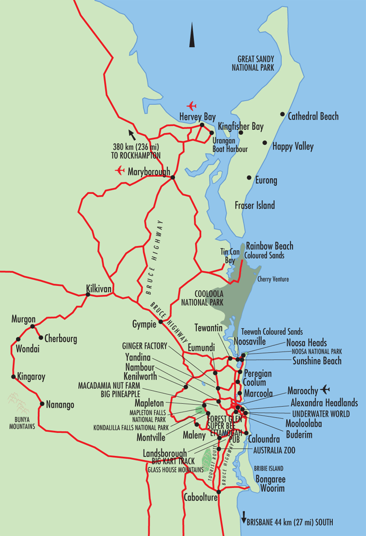 plan de Hervey Bay