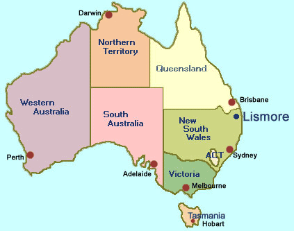 australie Lismore plan