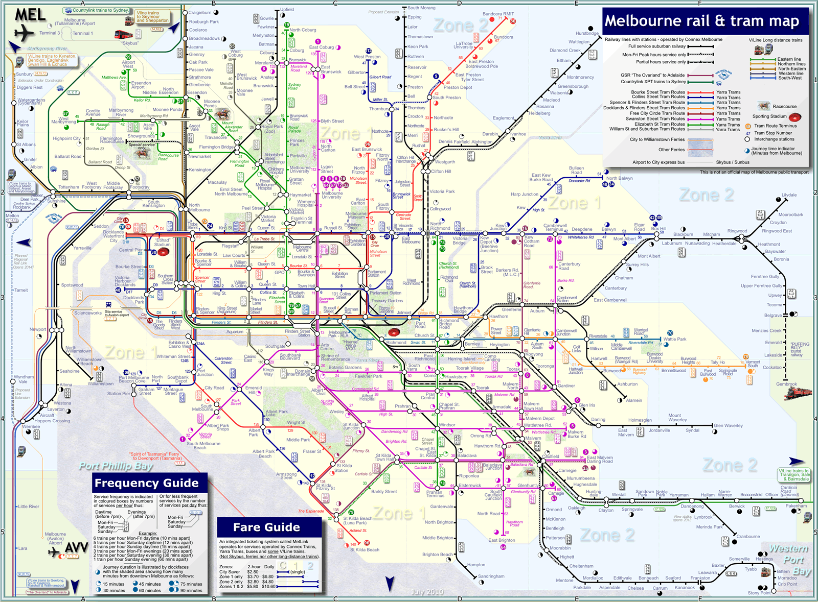 melbourne rail tram plan