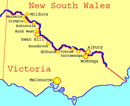 Mildura new sud Pays de Galles plan