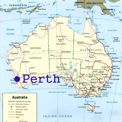 perth australie plan