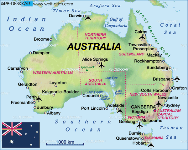 australie Rockhampton plan