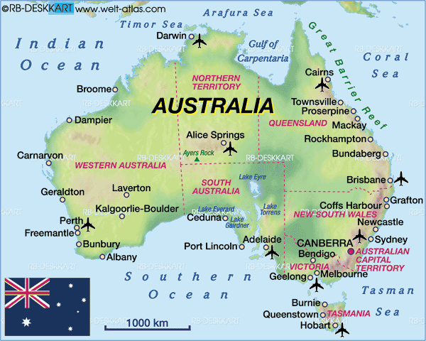 plan de australie Townsville