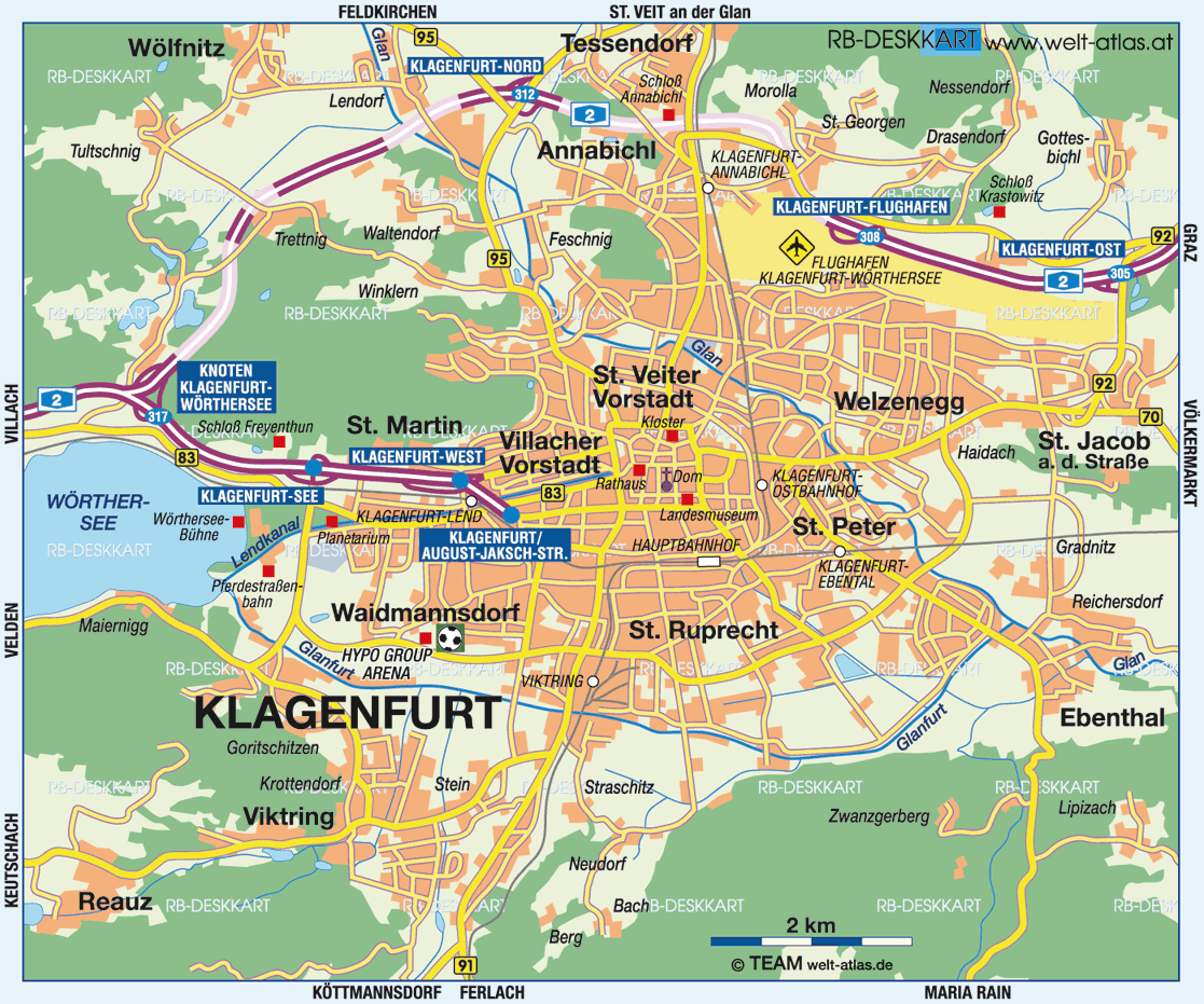 Klagenfurt ville plan