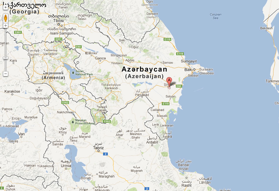 plan de Ali Bayramli azerbaidjan