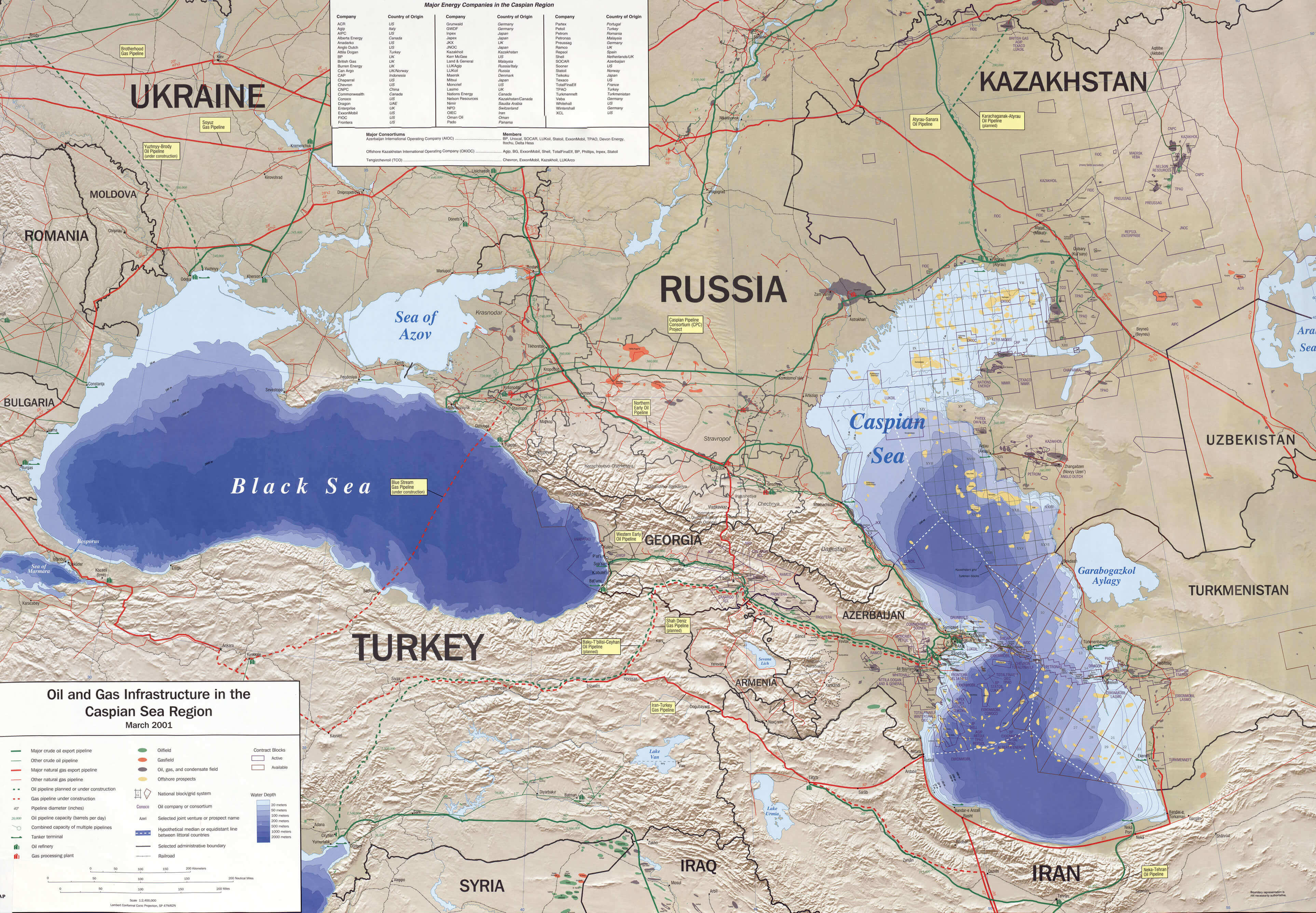 azerbaidjan caspian mer huile gaz b