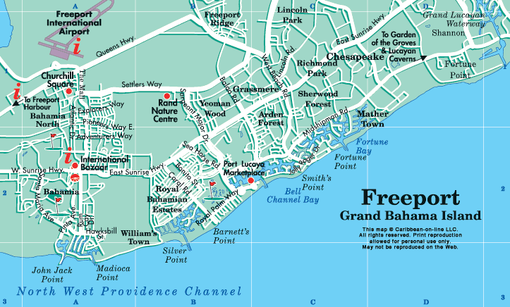 freeport bahamas carte