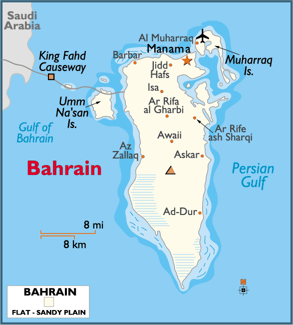 bahrein carte