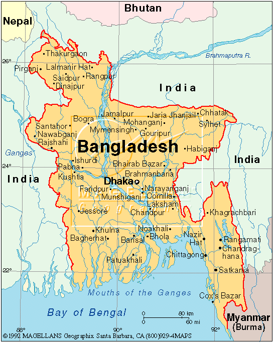 bangladesh carte