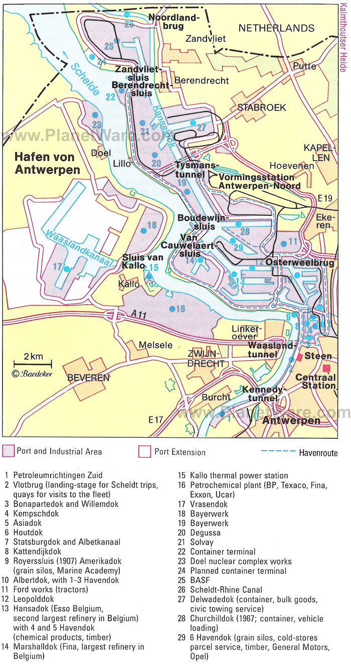 Antwerpen ville plan