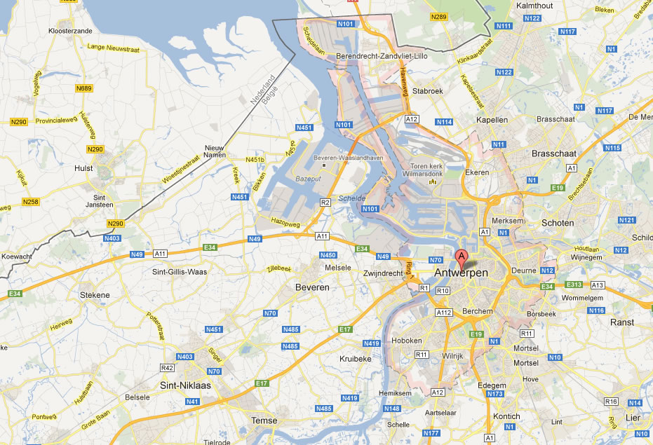 plan de Antwerpen