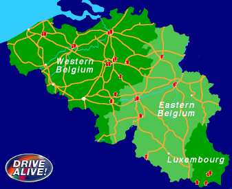 belgique carte luxembourg