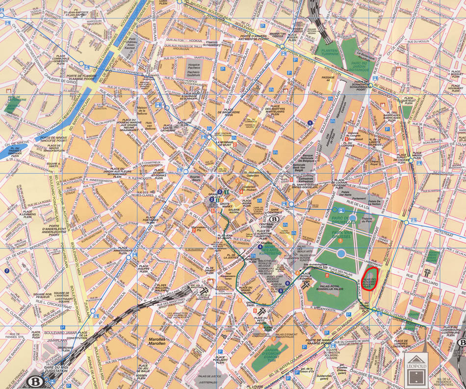 brussels street plan