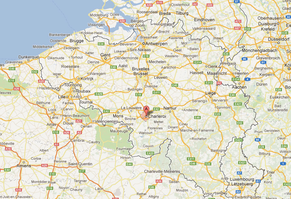 plan de Charleroi belgique