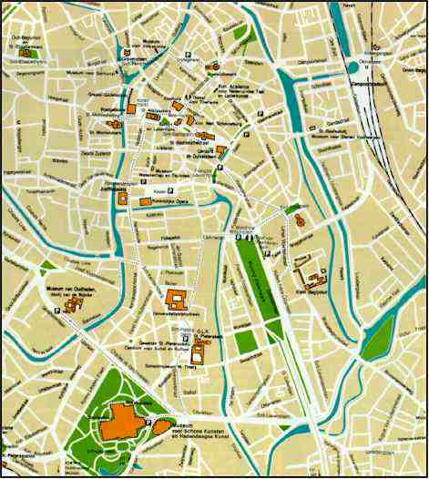 Gent ville centre plan