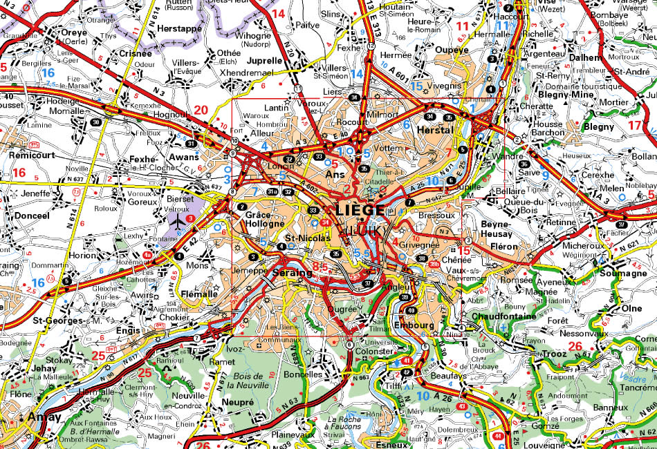 plan de liege