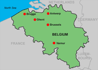 carte belgique plan