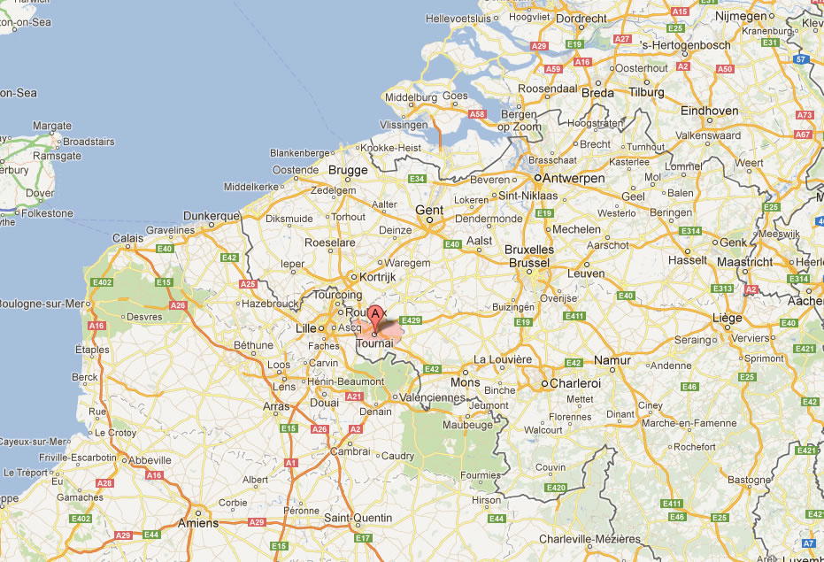 plan de Tournai belgique