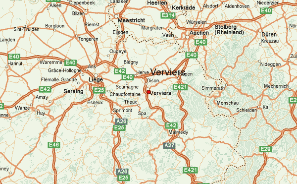 Verviers zone plan