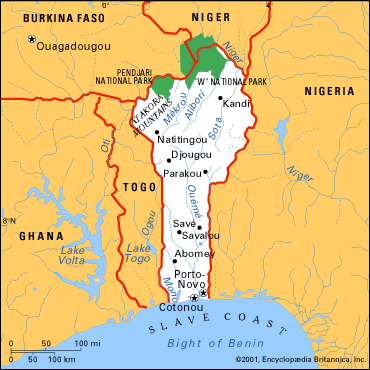 benin carte