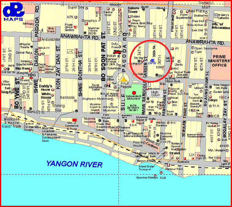 yangon ville centre plan