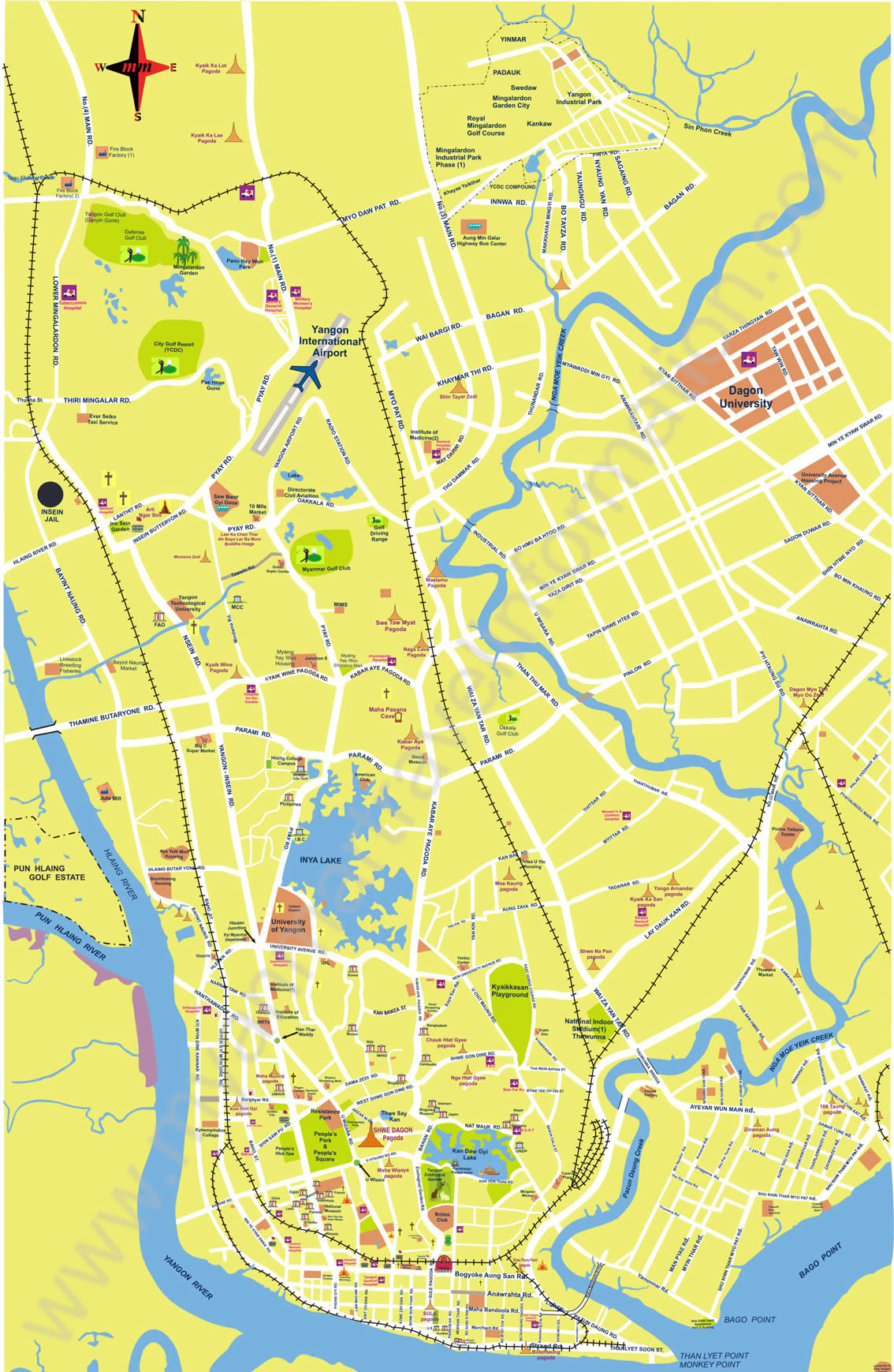 yangon ville plan