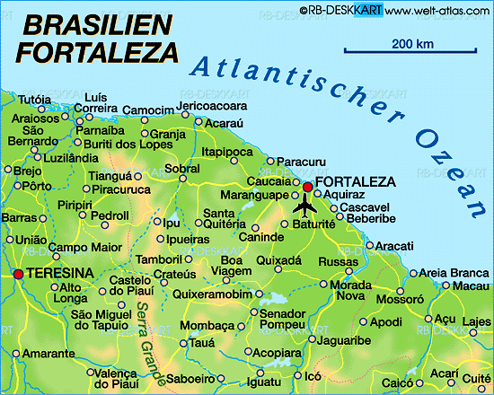 Fortaleza regions plan