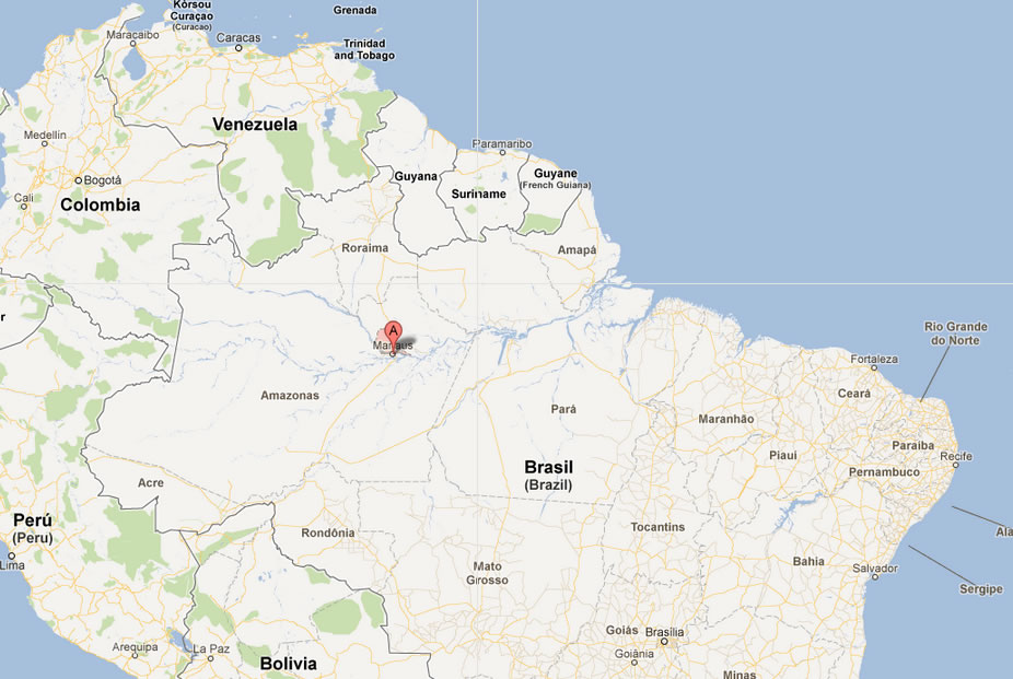 plan de Manaus bresil