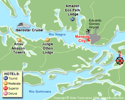 regions plan de Manaus