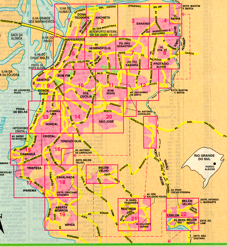 porto alegre ville centre plan