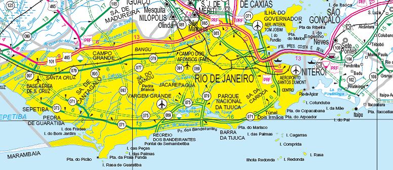 rio de janeiro itineraire plan