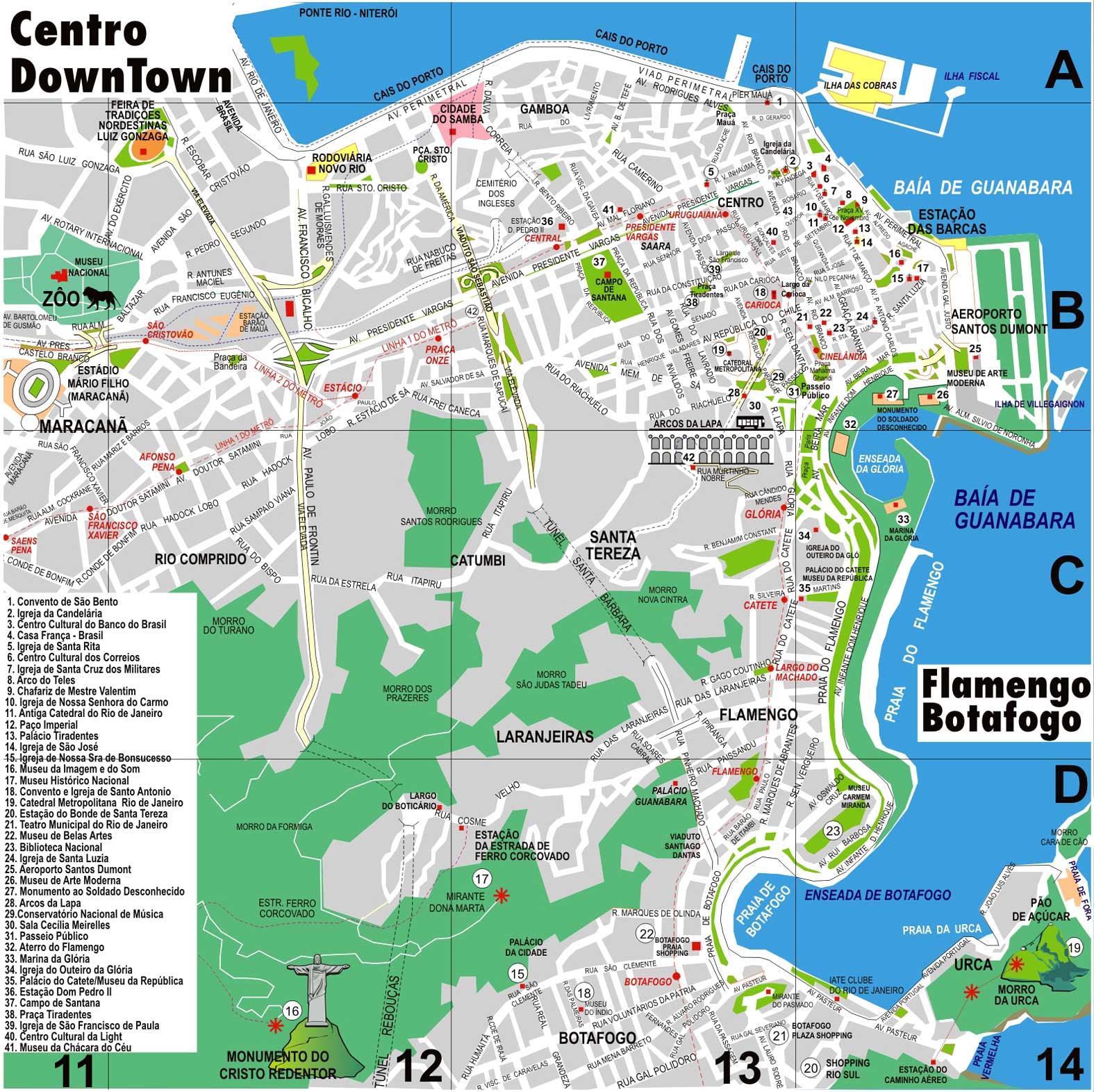 vile centre plan de rio de janeiro