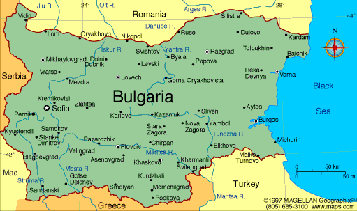 bulgarie carte