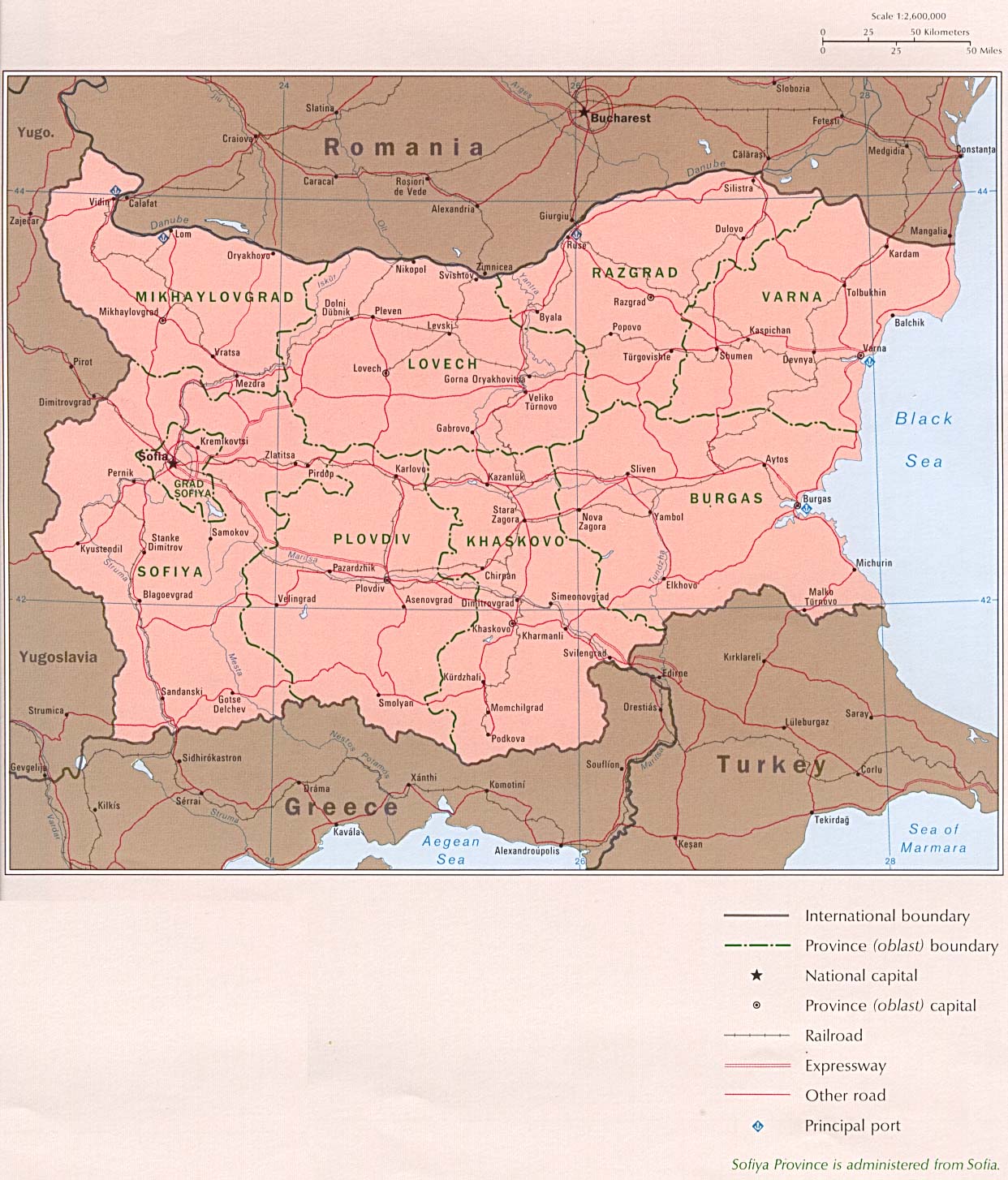 bulgarie carte