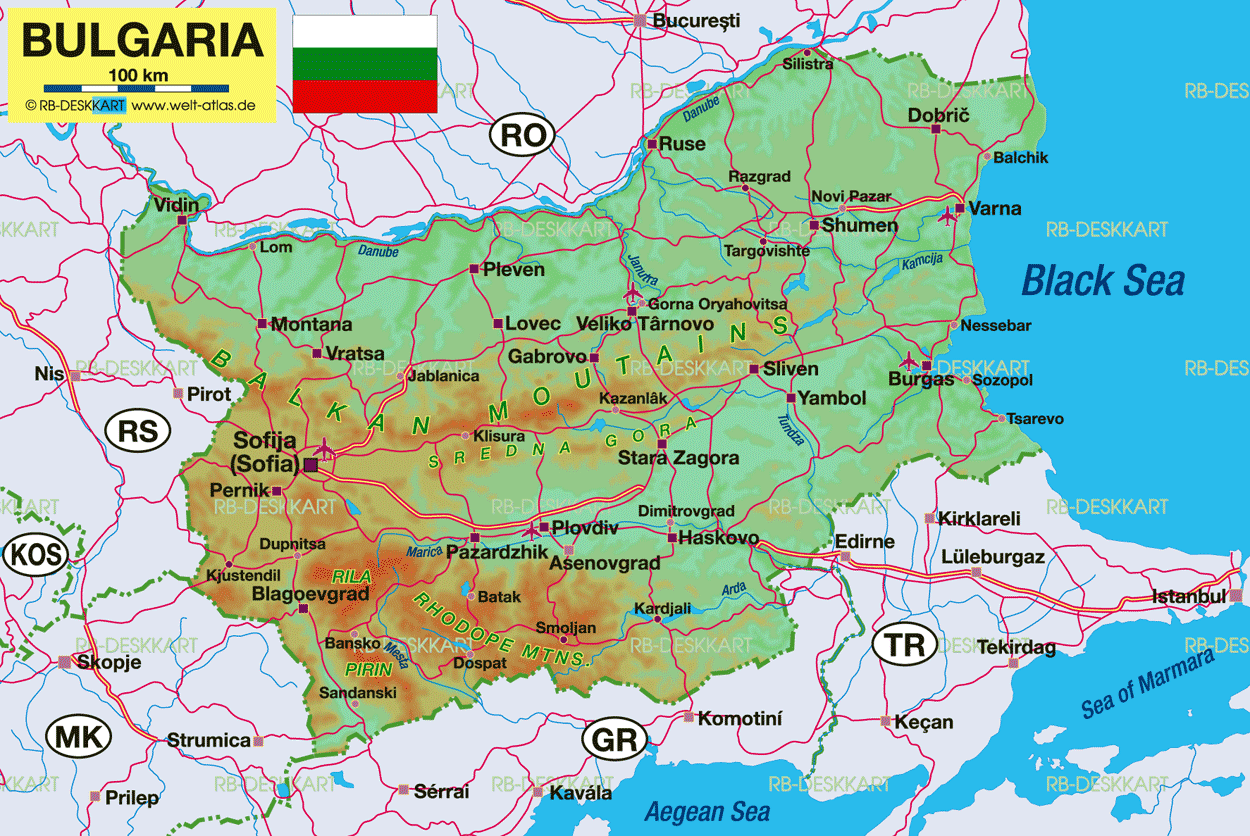 Burgas bulgarie plan
