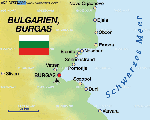 Burgas regions plan