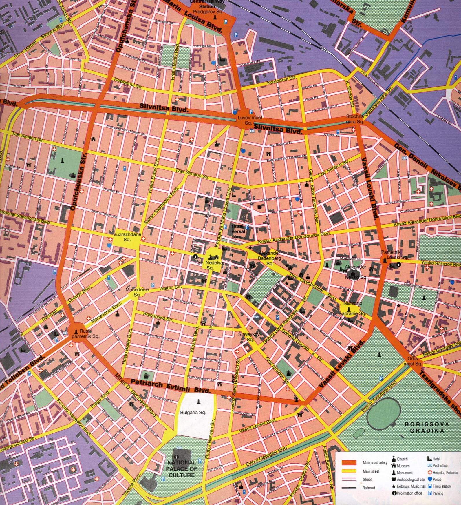 Sofia centre plan