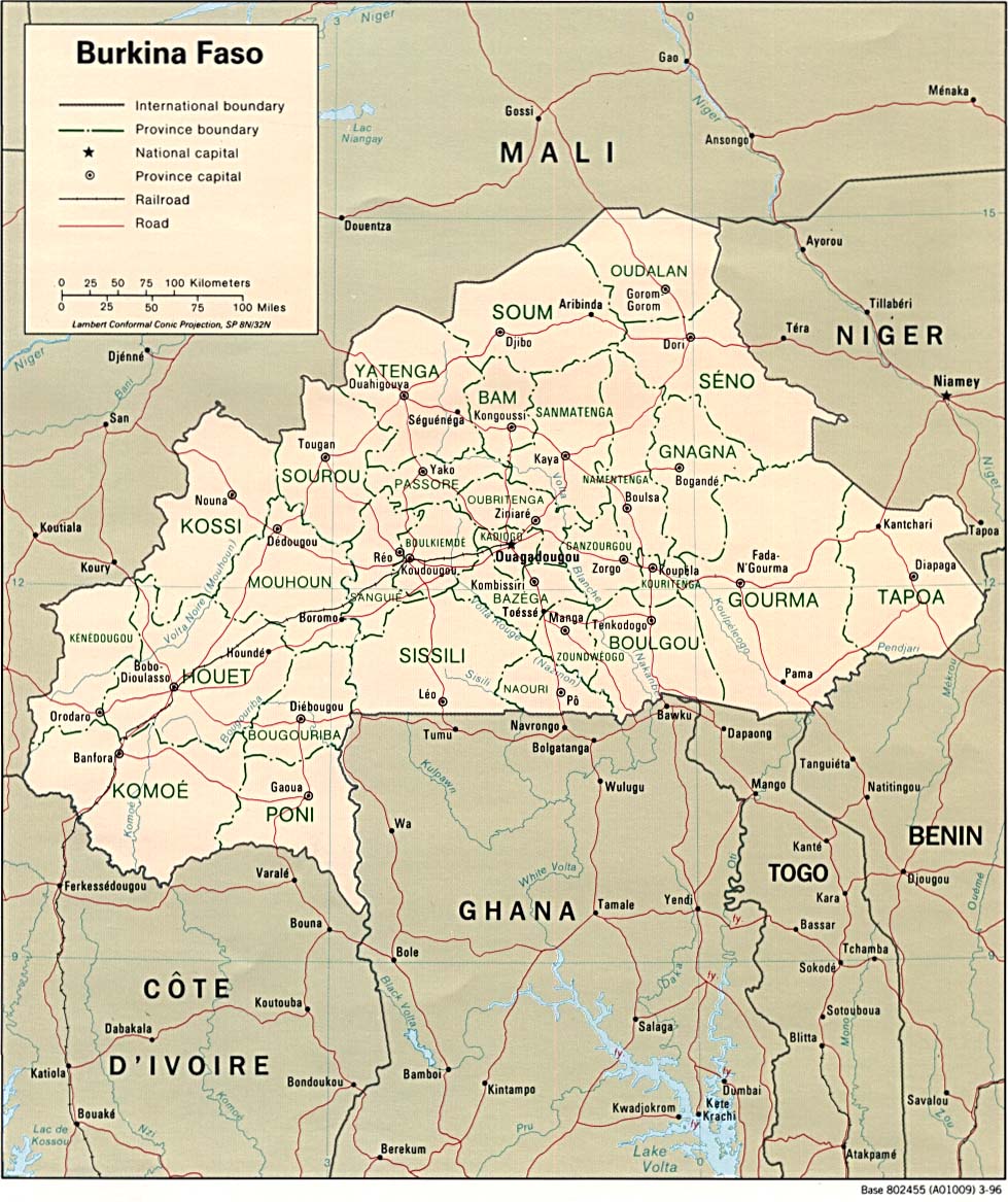 burkina carte