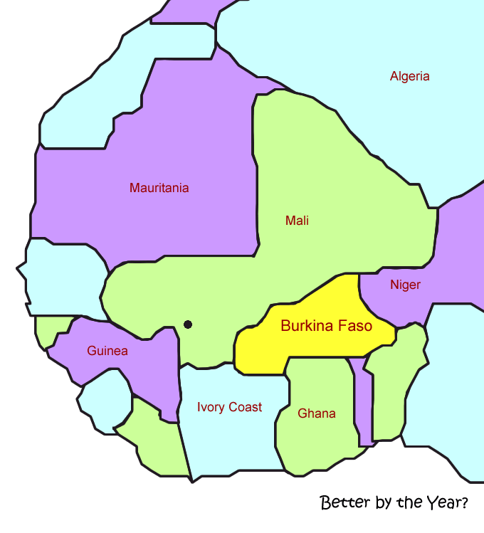 burkina faso carte