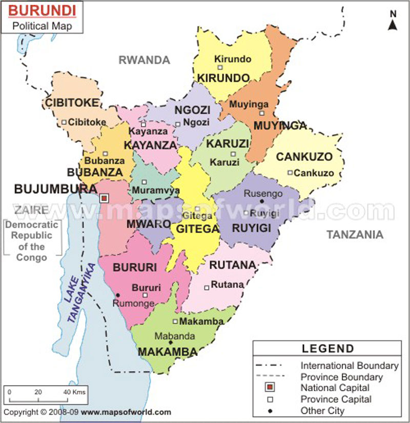 burundi carte