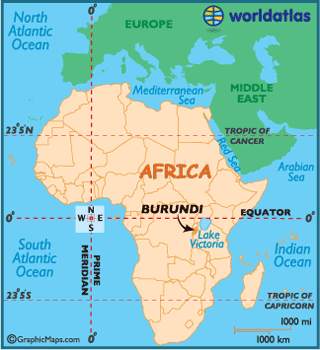 burundi carte afrique