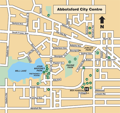 Abbotsford ville plan